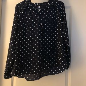 Polka dot blouse